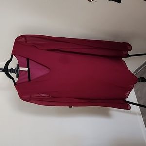 Red Dress with Cape